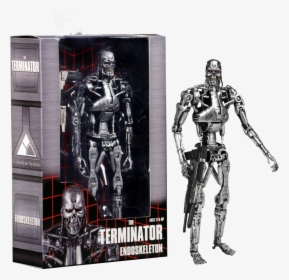 T-800 Endoskeleton 7” Action Figure - Terminator T 800 Endoskeleton Action Figure, HD Png Download, Transparent PNG