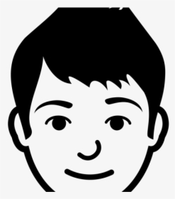 Brother Face Clipart Black And White, HD Png Download, Transparent PNG