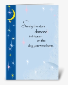 Stars In Heaven, Birthday Greeting Card - Christmas Card, HD Png Download, Transparent PNG