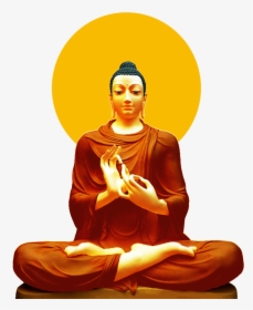 Buddha Background Gautama Transparent - Lord Buddha Png, Png Download, Transparent PNG