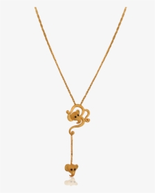 Adorable Gold Elephant Necklace - Pendant, HD Png Download, Transparent PNG