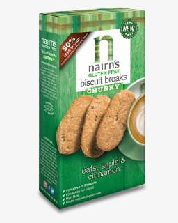 Apple & Cinnamon - Nairns Gluten Free Biscuit Breaks Oats Apple Cinnamon, HD Png Download, Transparent PNG