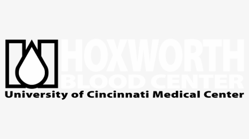 Hoxworth Blood Center Logo Black And White - Carmine, HD Png Download, Transparent PNG