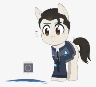 Dbh Connor In Ponytown, HD Png Download, Transparent PNG
