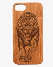 Wood Case - Lion Engraved Wood, HD Png Download, Transparent PNG