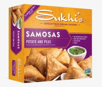 Potato Samosas - Sukhi's Samosas, HD Png Download, Transparent PNG