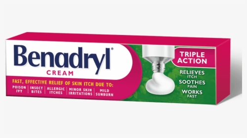 Benadryl® Itch Cream - Benadryl, HD Png Download, Transparent PNG