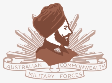 Ww2 Sikh Badge Middle - Australian Army Logo Vector, HD Png Download, Transparent PNG