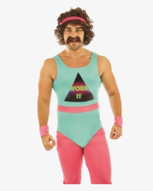 Mens 80s Workout Fancy Dress Costume - 80s Aerobics Costume Men, HD Png Download, Transparent PNG