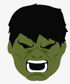 Transparent Hulk - Hulk Face Transparent Background, HD Png Download, Transparent PNG