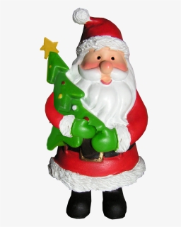 Father Christmas, Tree, Decoration - Christmas Tree And Father, HD Png Download, Transparent PNG