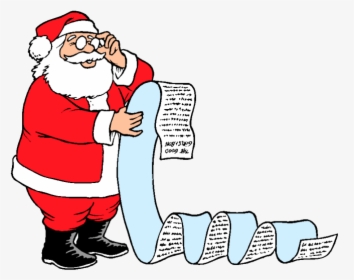 Kisspng Santa Claus Christmas Wish List Clip Art Father - Santa Claus Making A List, Transparent Png, Transparent PNG