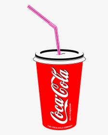 Coke Clipart Coke Cup - Coca Cola Cup Vector, HD Png Download, Transparent PNG