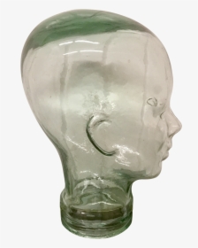 Mid Century Coke Bottle Green Glass Mannequin Head, HD Png Download, Transparent PNG