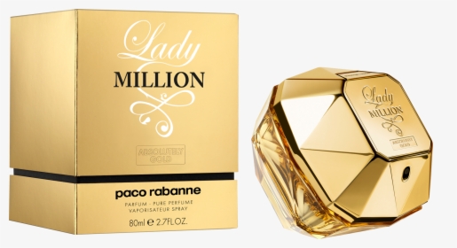Perfume Clipart Perfume Spray - Lady Million Absolutely Gold Perfume, HD Png Download, Transparent PNG