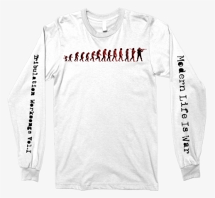 Modern Life Is War Evolution - Long-sleeved T-shirt, HD Png Download, Transparent PNG