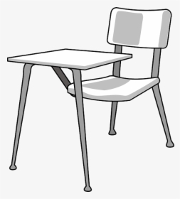 Transparent Table And Chairs Png - Easy School Desk Drawing, Png Download, Transparent PNG