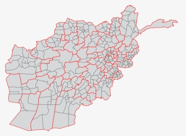 Afghan Map With Districts, HD Png Download, Transparent PNG