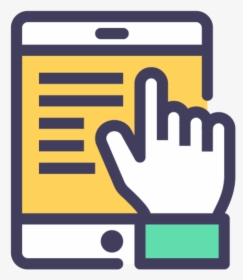 Hand Tablet Icon, HD Png Download, Transparent PNG