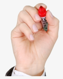 Hand With Marker Png, Transparent Png, Transparent PNG