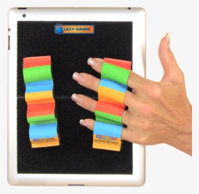 Heavy Duty 4 Loop Grips For Ipad And Large Tablets - Tablet Computer, HD Png Download, Transparent PNG