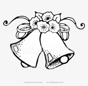Wedding Black White Clipart Collection Transparent - Wedding Bells Black And White, HD Png Download, Transparent PNG