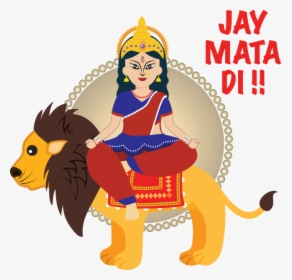 Navratri Stickers Messages Sticker-5 - Invitation Card For Navratri Puja, HD Png Download, Transparent PNG