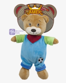 Baby Rattle Png -teddy Bear Rattle For Babies - Teddy Bear, Transparent Png, Transparent PNG