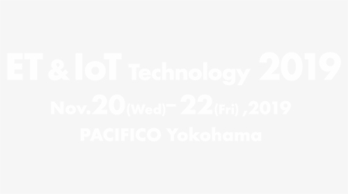 Et 2019 & Iot Technology - Poster, HD Png Download, Transparent PNG
