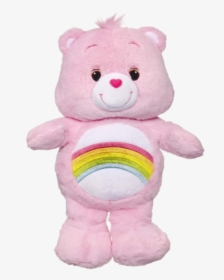 Care Bears Cheer Bear Toy With Dvd - Care Bear Doll Transparent, HD Png Download, Transparent PNG