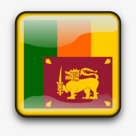 Lk Clip Arts - Sri Lankan Flag Icon, HD Png Download, Transparent PNG