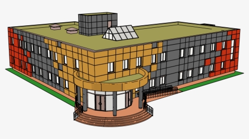 Building School Hotel Clipart - House, HD Png Download, Transparent PNG