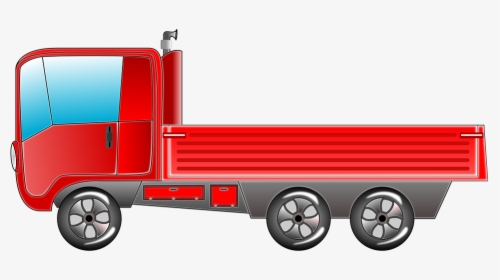 Truck, Lorry, Transport, Red, Vehicle, Transportation - Open Truck Png, Transparent Png, Transparent PNG