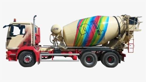 Concrete Mixer Lorry Transparent Image - Truck, HD Png Download, Transparent PNG