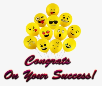 Congrats On Your Success Png Free Background - Smiley, Transparent Png, Transparent PNG