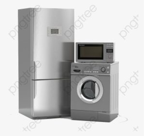 Household Electrical Equipment Refrigerator Transparent - Home Appliances Transparent Background, HD Png Download, Transparent PNG