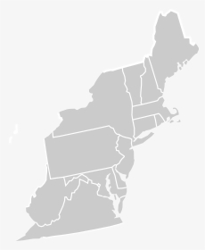 70 700435 Map Of Northeast Us States East Throughout - Japan United States Size, HD Png Download, Transparent PNG