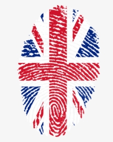United Kingdom, Flag, Fingerprint, Country, Pride - Uk Flag Fingerprint, HD Png Download, Transparent PNG