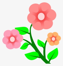 Clipart Of Pretty, Escorts And Beautiful Rose - Pink Flower Png Vector, Transparent Png, Transparent PNG