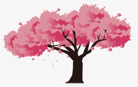 Pink Blossom Cherry National Festival Japan Icon Clipart - Japanese Cherry Tree Clipart, HD Png Download, Transparent PNG