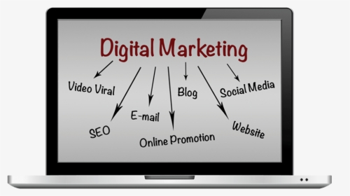 Digital Marketing Laptop - Digital Marketing Laptop Png, Transparent Png, Transparent PNG