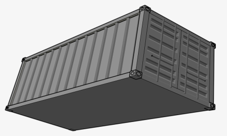 Container, Shipping, Trucking - Shipping Container Clip Art, HD Png Download, Transparent PNG