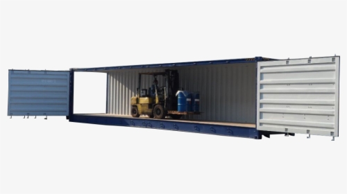 40ft High Cube Open Side Shipping Container - Shipping Container, HD Png Download, Transparent PNG
