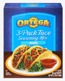 Image Of Taco Seasoning Mix - Ortega Taco Seasoning, HD Png Download, Transparent PNG