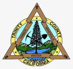 Seal Of Trinity County, California - Trinity County Seal, HD Png Download, Transparent PNG