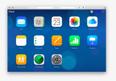 Icloud Web Apps - Icloud Apps, HD Png Download, Transparent PNG