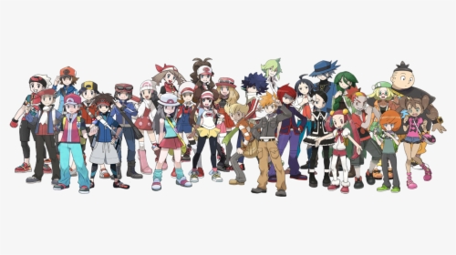 Pokemon Masters All Trainers, HD Png Download, Transparent PNG