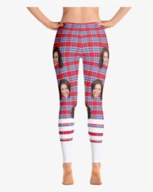 Ugly Leggings With Faces Blue Checker - Leggings, HD Png Download, Transparent PNG