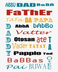 Clip Art Dad In Different Languages - Total Equine, HD Png Download, Transparent PNG