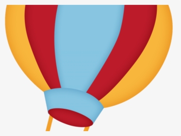 Hot Air Balloon Clipart Baby Blue - Balão E Pipa Png, Transparent Png, Transparent PNG
